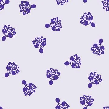 Employee reject glyph seamless pattern Stock Illustration
