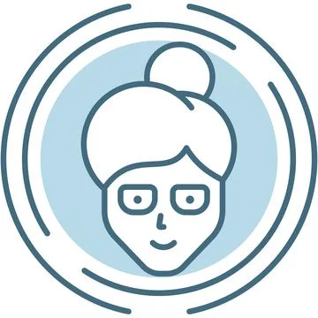 Employee search service vector flat icon isolated Stock Illustration