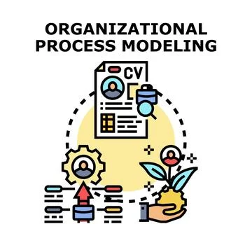 Employee selection process and career development modeling Stock Illustration