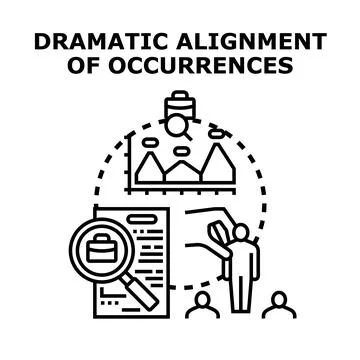 Employee selection process reviewing documents and data Illustrazione stock