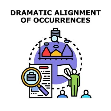 Employee selection process reviewing documents and data Stock Illustration