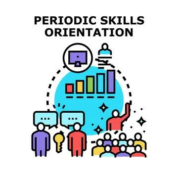 Employee skills development orientation program vector illustration Stock Illustration