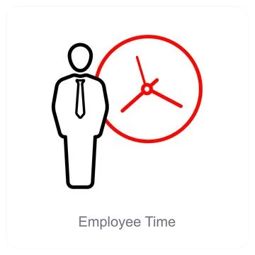 Employee Time Stock Illustration