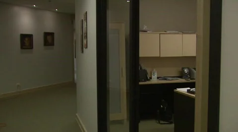 Employee typing on computer Stock Footage 373843