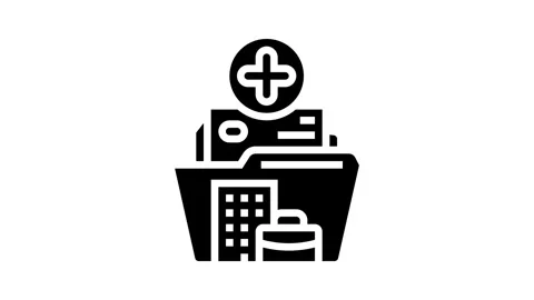 Employee value proposition strategy head hunting glyph icon animation Stock Footage 326142582