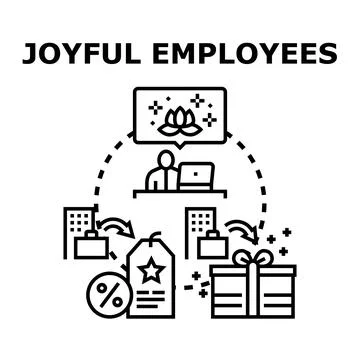 Employee well being program offering benefits and incentives 스톡 일러스트