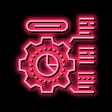 Employee working process color icon vector illustration Stock Illustration