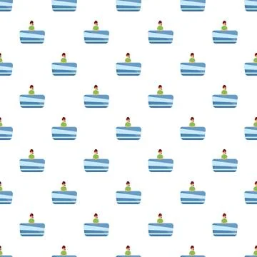 Employee working at reception desk seamless pattern Stock Illustration
