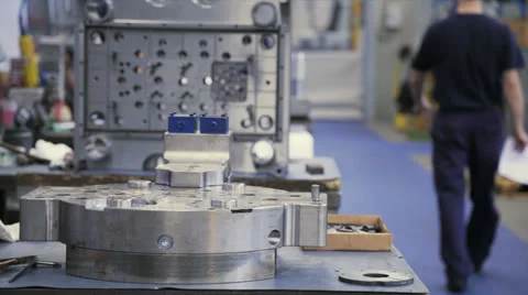 Employees in factory Stock Footage 26108702