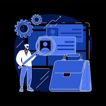 Employers abstract concept vector illustration. Ilustración de archivo
