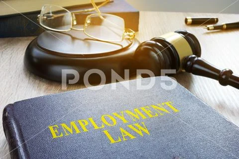 Employment law in a court. Labor code concept. Stock Photos