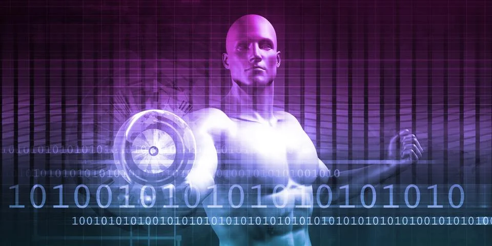 Empowered By Technology Stock Illustration