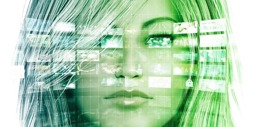 Empowered By Technology Illustrazione stock