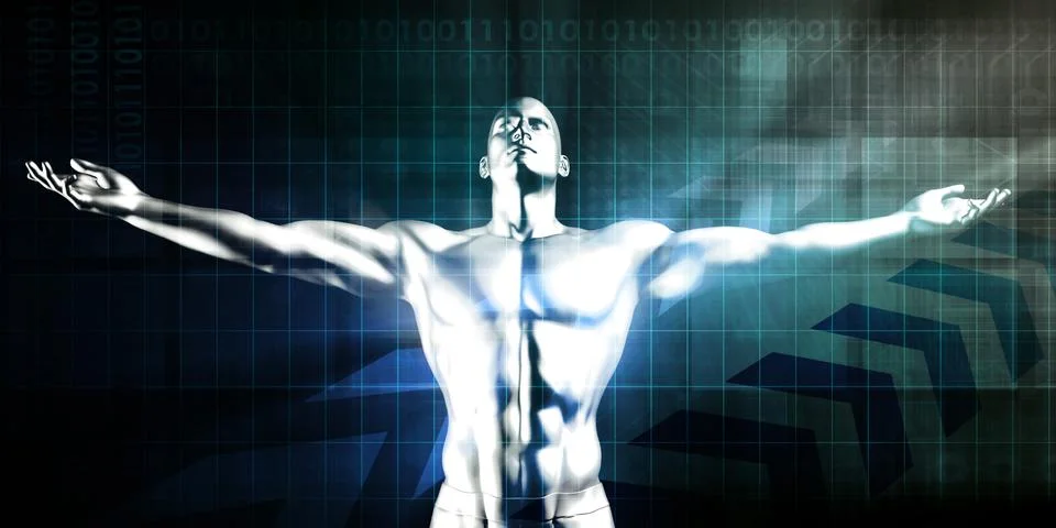 Empowered by Technology Stock Illustration