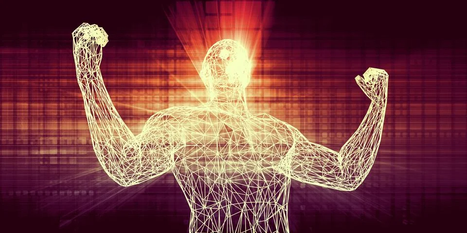 Empowered By Technology Stock Illustration