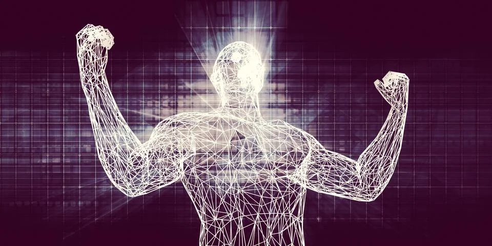 Empowered By Technology Stock Illustration