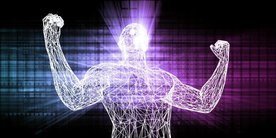 Empowered By Technology Stock Illustration
