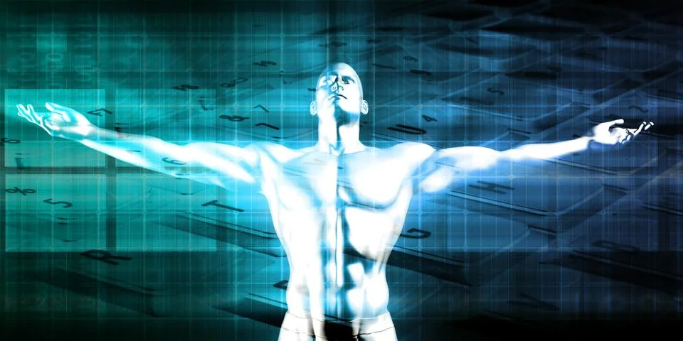 Empowered by Technology Stock Illustration