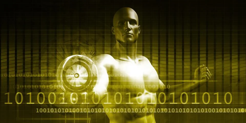 Empowered By Technology Stock Illustration