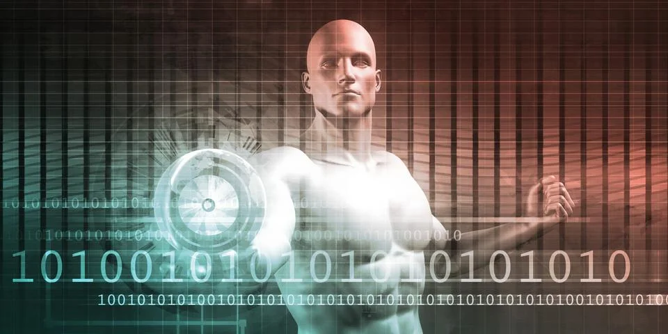 Empowered By Technology Stock Illustration