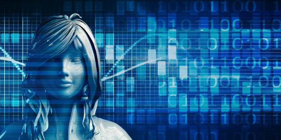 Empowered By Technology Stock Illustration