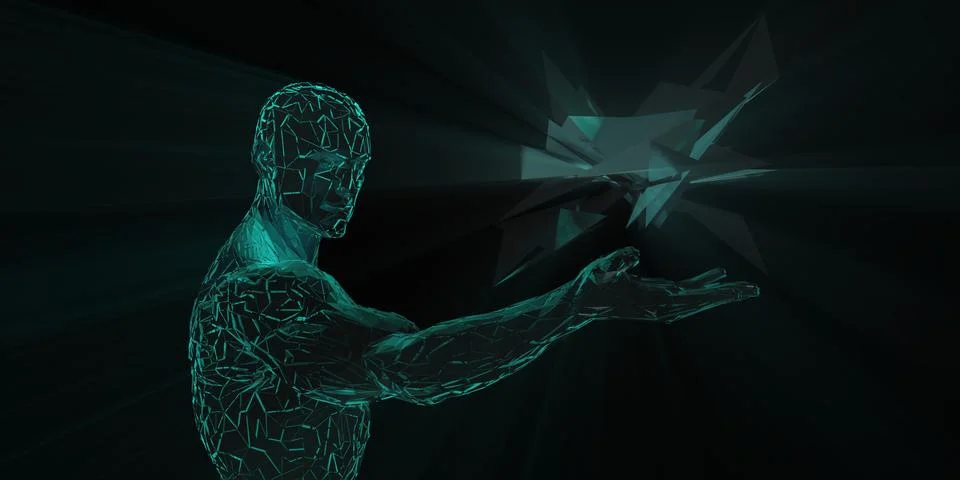 Empowered By Technology Stock Illustration