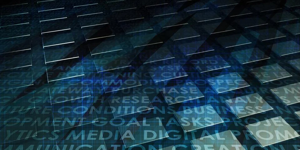 Empowered By Technology Stock Illustration