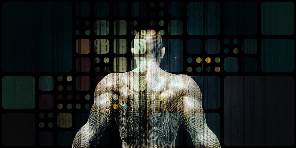 Empowered by Technology Stock Illustration