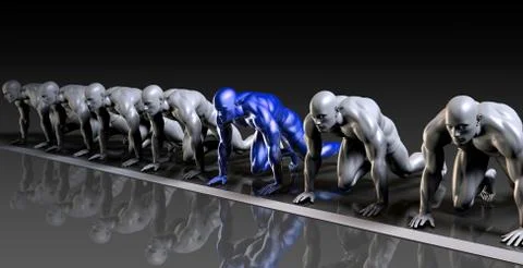 Empowered Workforce 스톡 일러스트