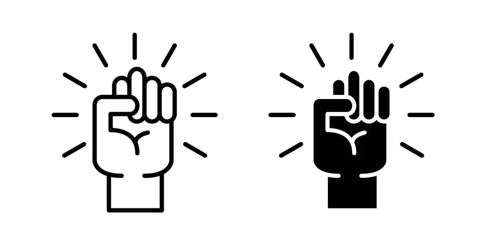 Empowerment icon design. Simple Vector illustrations.. Stock Illustration