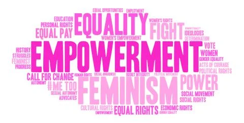 Empowerment Word Cloud Illustrazione stock