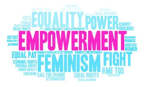Empowerment Word Cloud Stock-Illustration