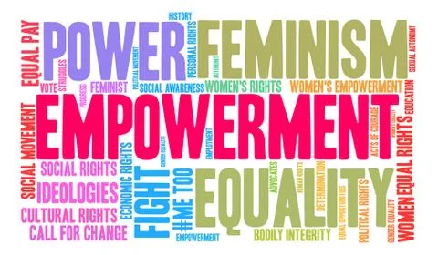 Empowerment Word Cloud Stock Illustration