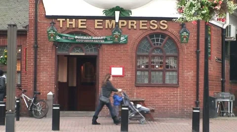 The Empress Public House Stock Footage 1063666