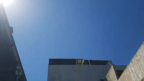 Emptiness under Blue Clear Sky Stock Footage 334369609