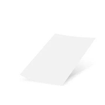 Empty 3D Flyer Mock-up Design. Vector illustration. Stock Illustration