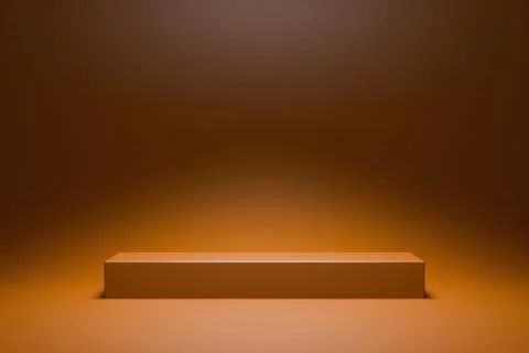 Empty 3D studio corner background in warm terracotta and brown tones 스톡 일러스트