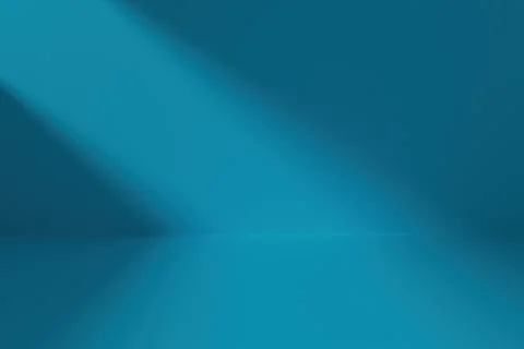 Empty 3D studio corner background in dark emerald green gradient 스톡 일러스트