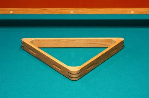 Empty 8 ball rack Stock Photos