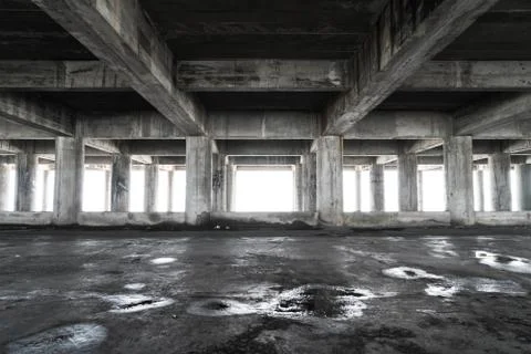 Empty abandoned building Stock Photos