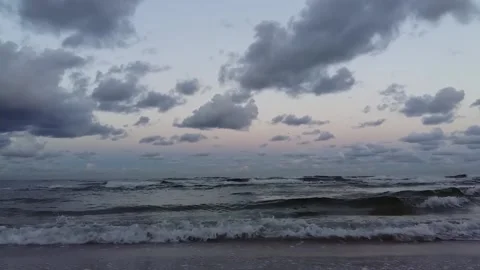 Empty Abandoned Nida Beach Stock Footage 167802560