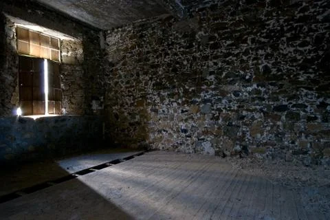 Empty abandoned  room Stock Photos