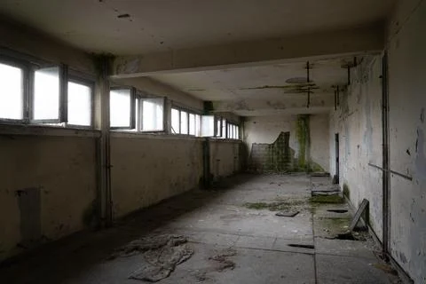 Empty abandoned room Stock Photos