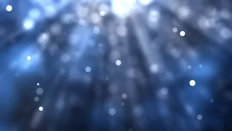 Empty abstract blue bokeh light background with light beams Stock Footage 281237000