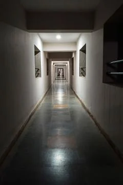 Empty abstract concrete interior Stock Photos