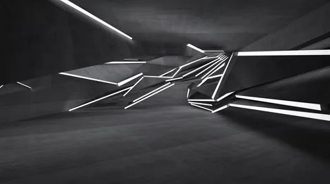 Empty abstract concrete room interior. Stock Footage 65711506
