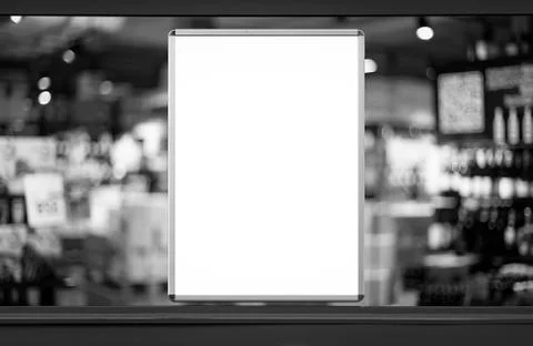 Empty advertising board Stock Photos