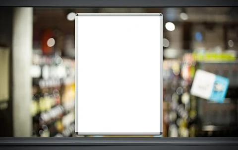 Empty advertising board Stock Photos