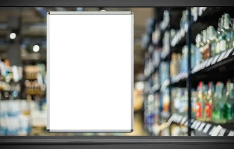 Empty advertising board Stock Photos