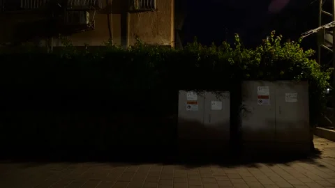 Empty Alley - Night Stock Footage 172218072